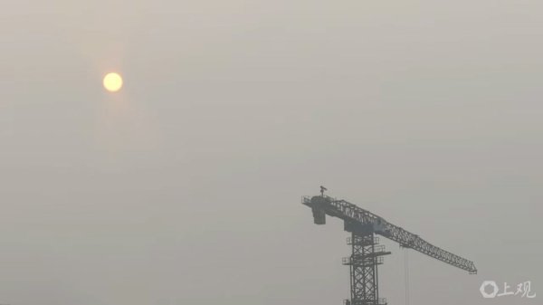 天创网  场面 | 今晨大雾来袭，夜间能见度仍不足
